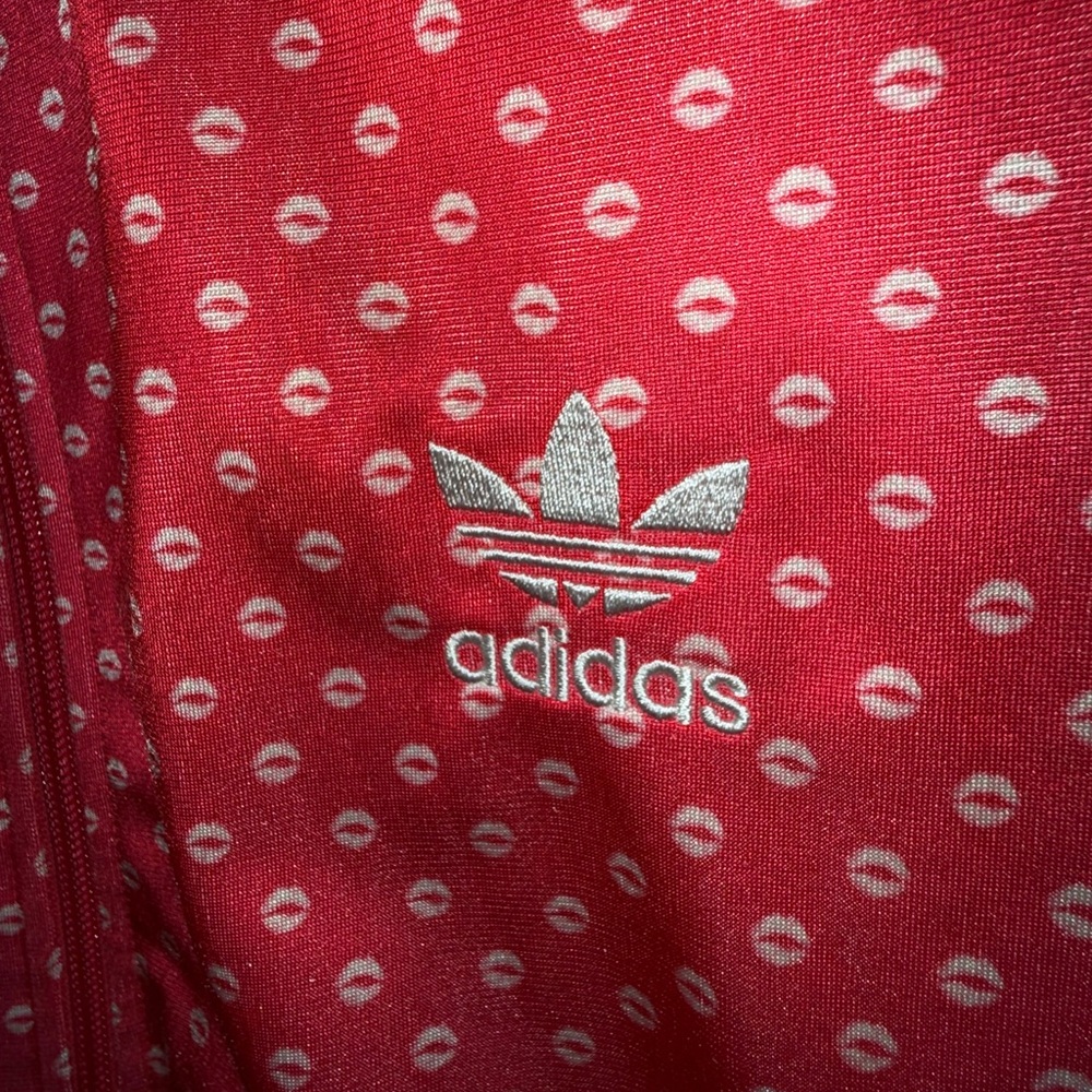 Adidas Lip Print Track Jacket